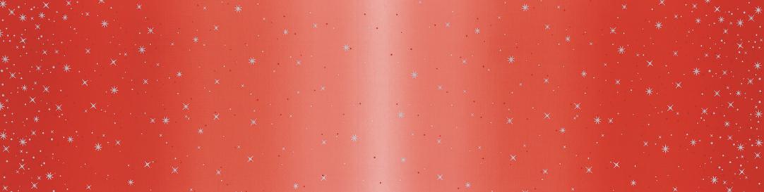SALE!! 1/2 Yard - Ombre Fairy Dust Metallic - Cherry - V and Co - Vanessa Christenson - Moda Fabrics - 10871 314M