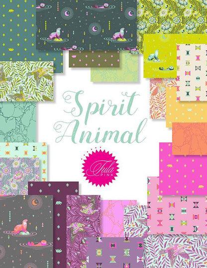 1/2 Yard - RARE OOP - Tula's Spirit Animal - Stone Cold Critters - Star Light - Tula Pink - FreeSpirit - Fabric Yardage - PWTP100.STARL
