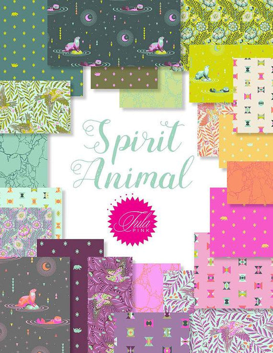 1/2 Yard - RARE OOP - Tula's Spirit Animal - Stone Cold Critters - Star Light - Tula Pink - FreeSpirit - Fabric Yardage - PWTP100.STARL