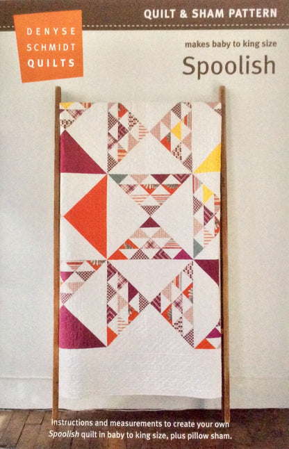 SALE!! Spoolish Quilt & Sham Pattern - Denyse Schmidt - Denyse Schmidt Quilts - DSQ 014