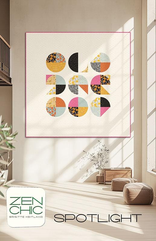 Spotlight Quilt Pattern - Zen Chic - Brigitte Heitland - Moda - SOQP
