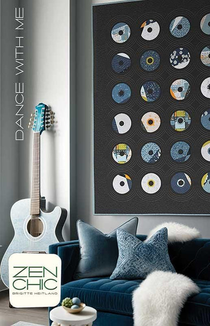Dance With Me Quilt Pattern - Zen Chic - Brigitte Heitland - Moda - DWQP