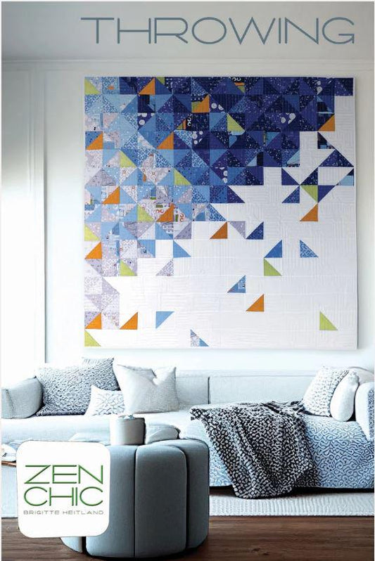 Throwing Quilt Pattern - Zen Chic - Brigitte Heitland - Moda - TRQP