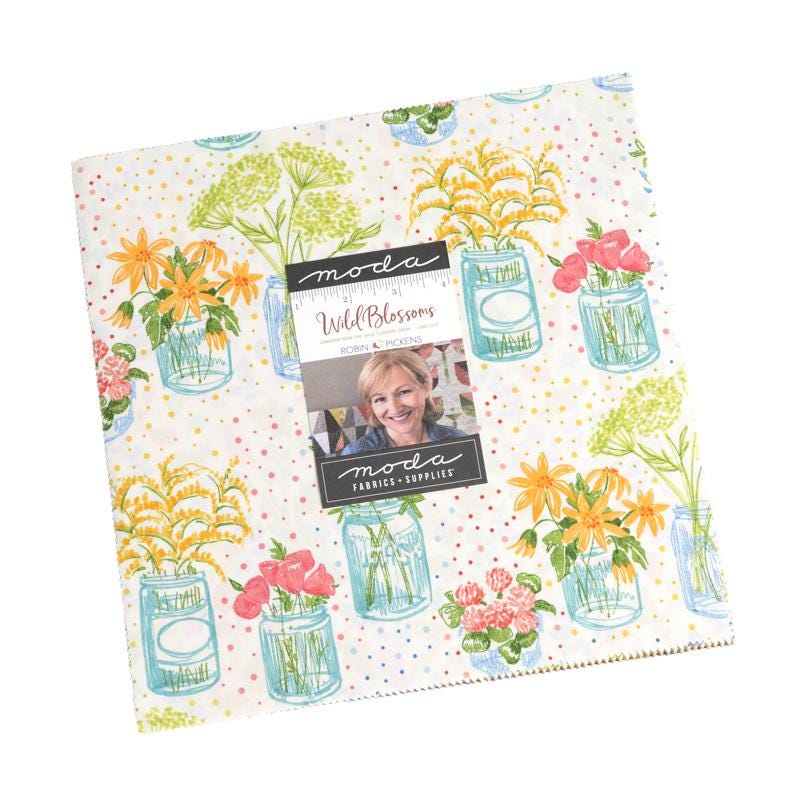 Wild Blossoms - Robin Pickens - Moda - Layer Cake - 48730LC