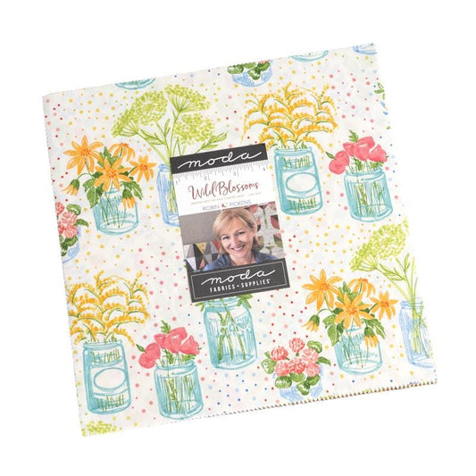 Wild Blossoms - Robin Pickens - Moda - Layer Cake - 48730LC