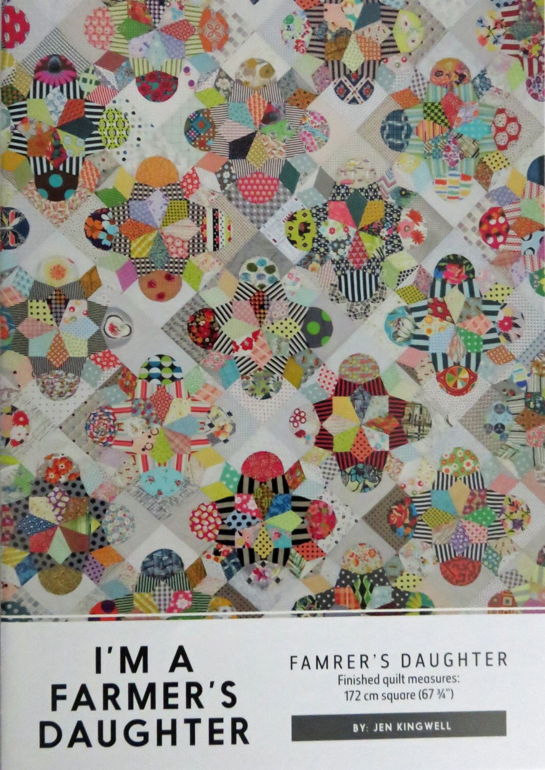 I'm a Farmer's Daughter Quilt Pattern - Jen Kingwell Designs - JKD 5217 - Scrappy Intermediate Hand Piecing