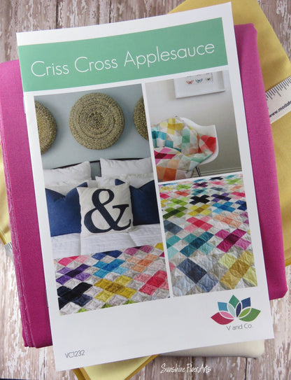 Criss Cross Applesauce Quilt Pattern Fabric Kit - Moda - V and Co - Vanessa Christenson - VC1232 KIT