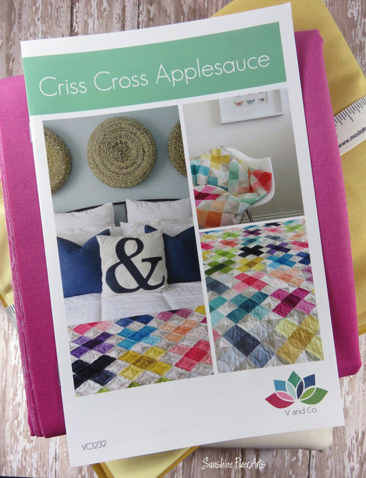 Criss Cross Applesauce Quilt Pattern Fabric Kit - Moda - V and Co - Vanessa Christenson - VC1232 KIT