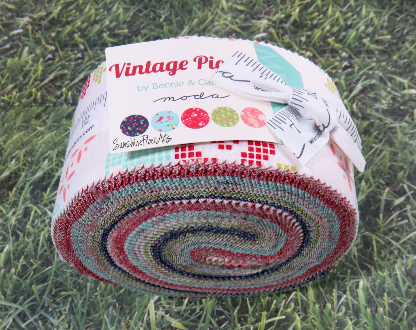 Playful Quilt Kit - Moda - Bonnie & Camille - Vintage Picnic - Cotton Way Large Quilt - 987 KIT