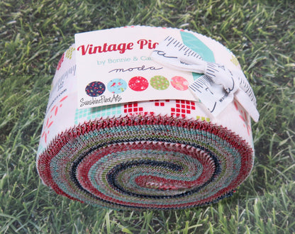 Playful Quilt Kit - Moda - Bonnie & Camille - Vintage Picnic - Cotton Way Large Quilt - 987 KIT