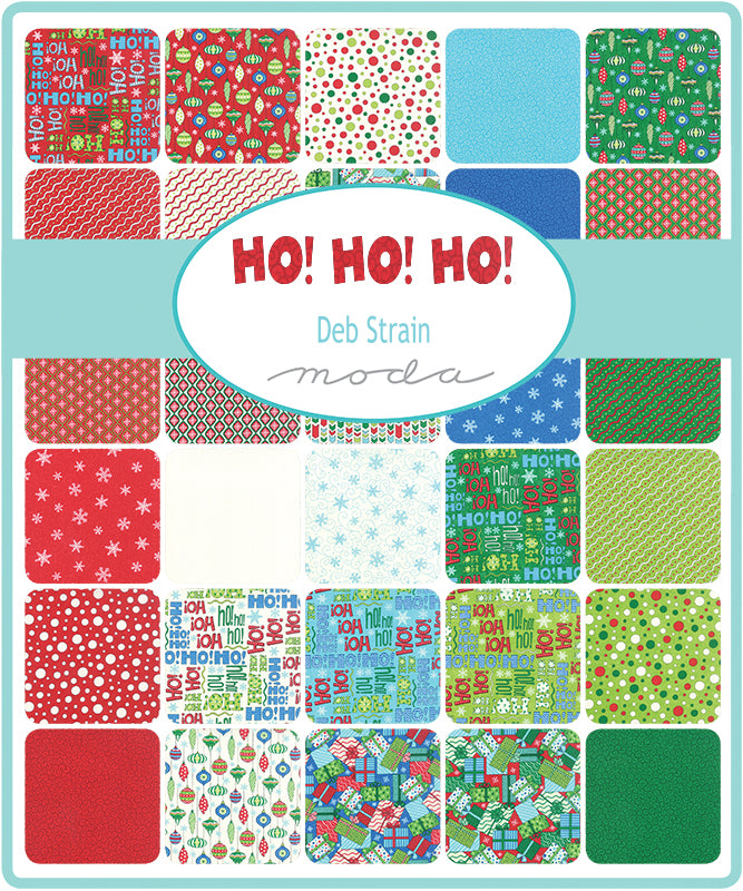 Ho Ho Ho - Deb Strain - Moda - 40 Strips - Jelly Roll - 19700JR