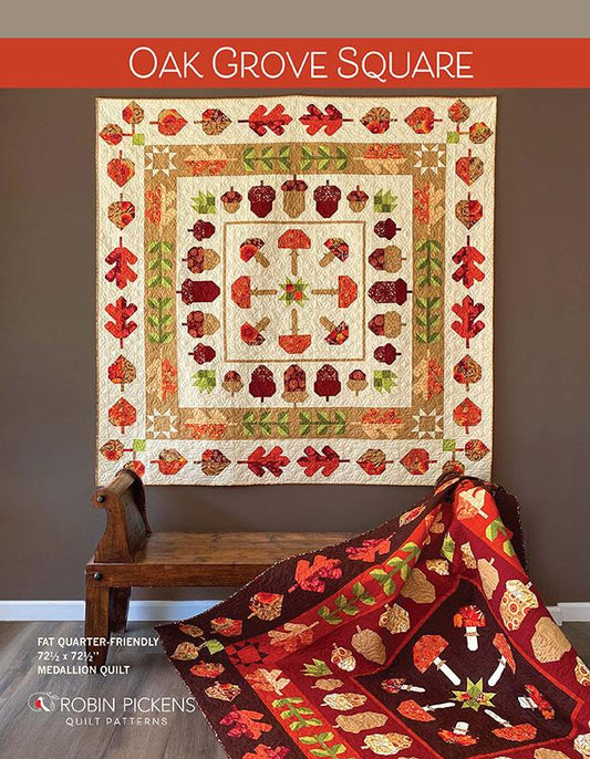 Oak Grove Square Quilt Pattern - Forest Frolic - Robin Pickens - Moda - RPQP OGS151