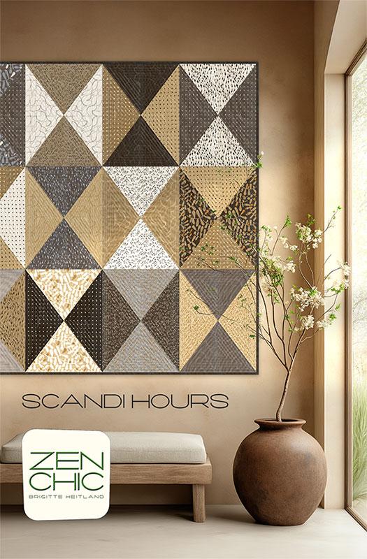 Scandi Hours Quilt Pattern - Zen Chic - Brigitte Heitland - Moda - ZC SHQP
