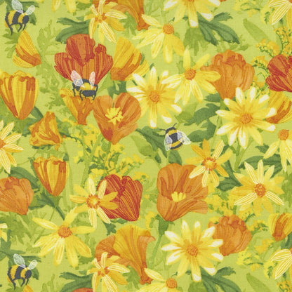 Wild Blossoms Sunlit fabric by Robin Pickens for Moda, SKU 48731 13