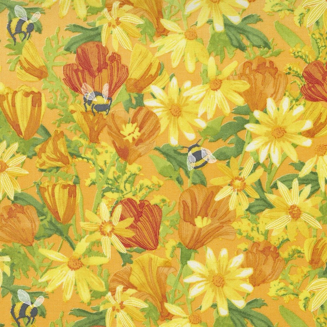 Wild Blossoms Honeycomb fabric by Robin Pickens for Moda, SKU 48731 17