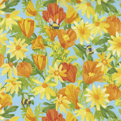 Wild Blossoms Mist fabric by Robin Pickens for Moda, SKU 48731 23