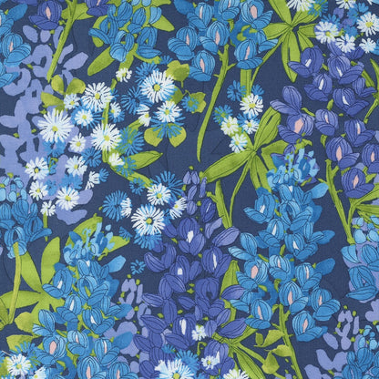 Wild Blossoms Navy fabric by Robin Pickens for Moda, SKU 48732 25
