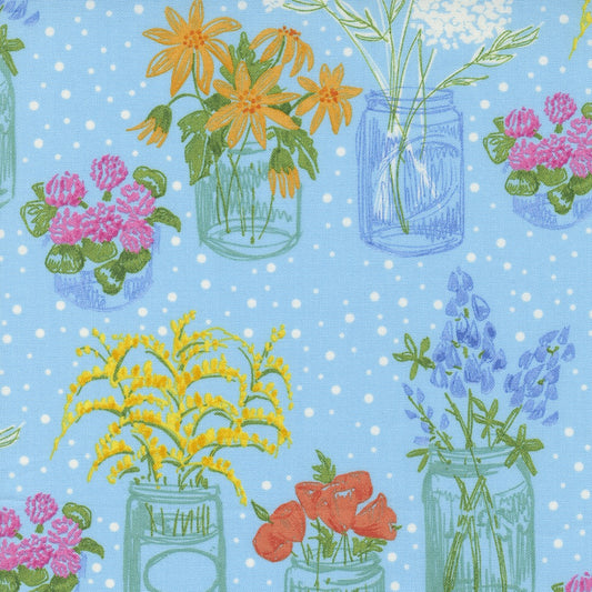 Wild Blossoms Mist fabric by Robin Pickens for Moda, SKU 48734 23