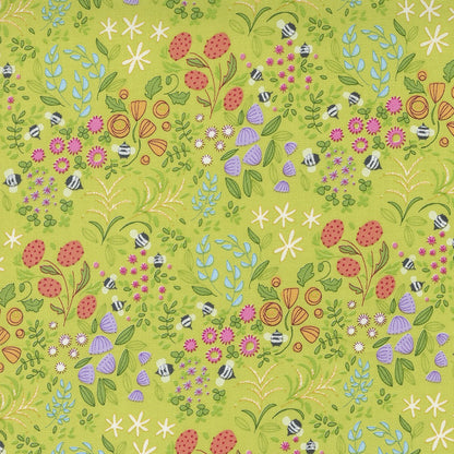Wild Blossoms Sunlit fabric by Robin Pickens for Moda, SKU 48735 13