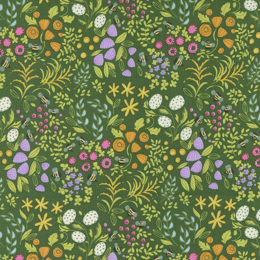 Wild Blossoms Basil fabric by Robin Pickens for Moda, SKU 48735 16