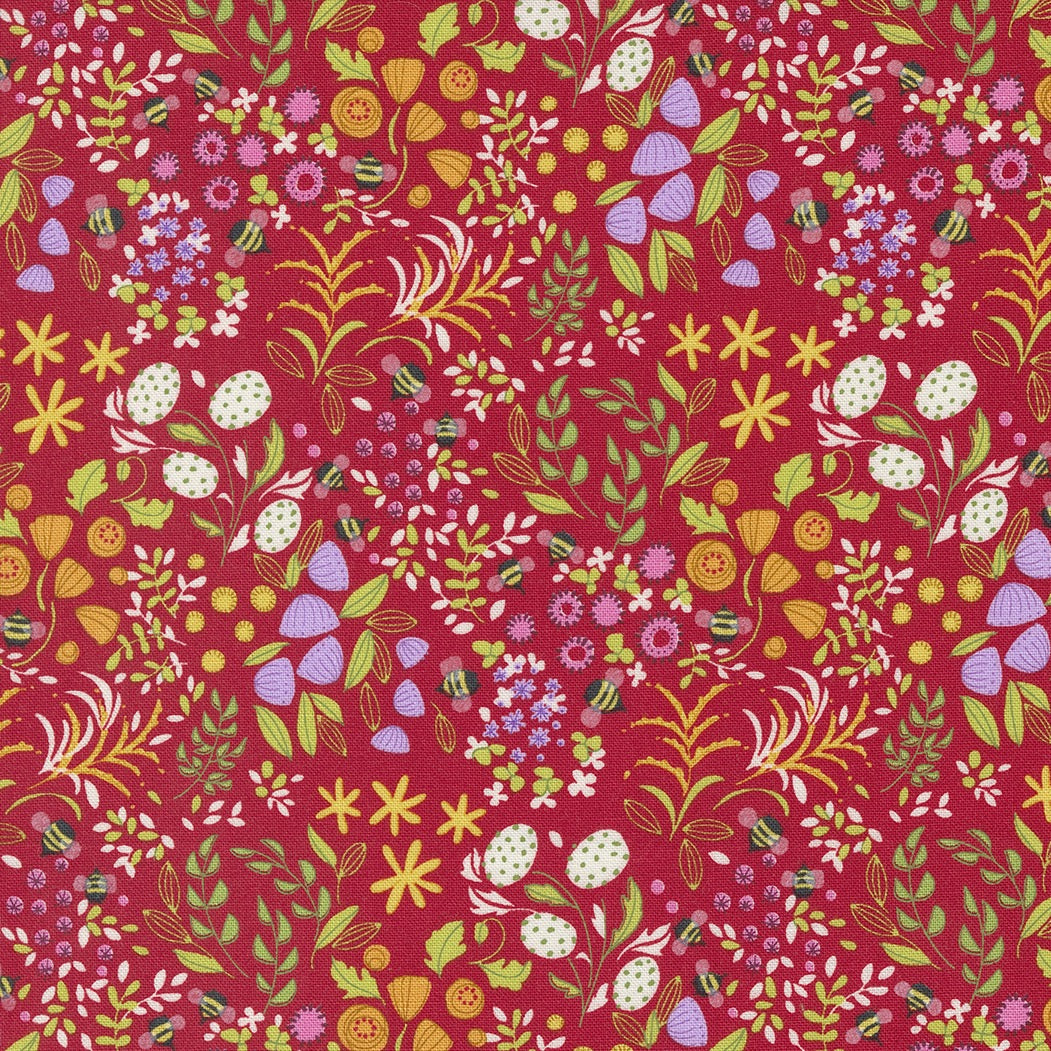 Wild Blossoms Poppy fabric by Robin Pickens for Moda, SKU 48735 19