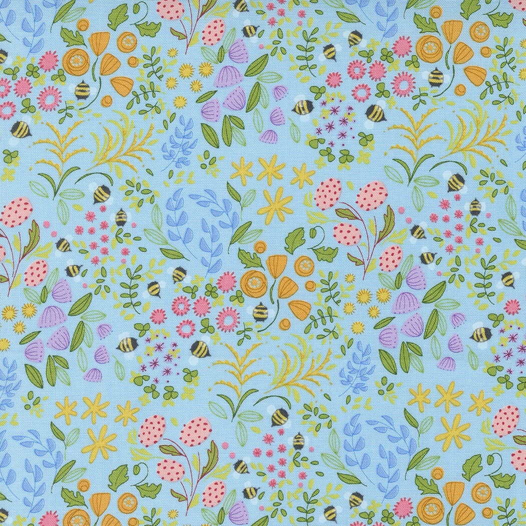 Wild Blossoms Mist fabric by Robin Pickens for Moda, SKU 48735 23