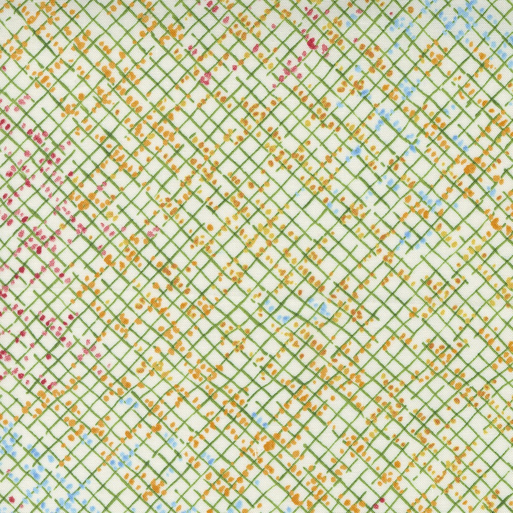 1/2 Yard - Wild Blossoms - Cream - Robin Pickens - Moda - Fabric Yardage - 48737 11